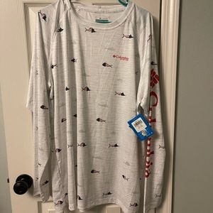 Columbia dry fit fishing shirt XL